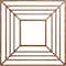 Ekena Millwork Raven Wood Fretwork Pierced Ceiling Medallion, Walnut, 36"OD x 13 1/4"ID x 3/8"T CMWP36X36X0375RAWA - alternate 1